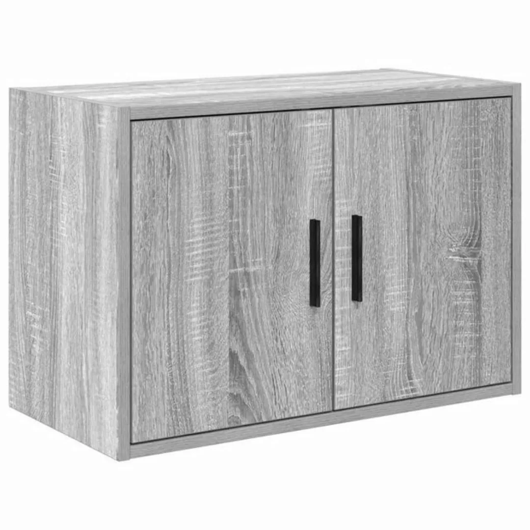 vidaXL Aktenschrank Garagen-Wandschrank Grau Sonoma Holzwerkstoff günstig online kaufen