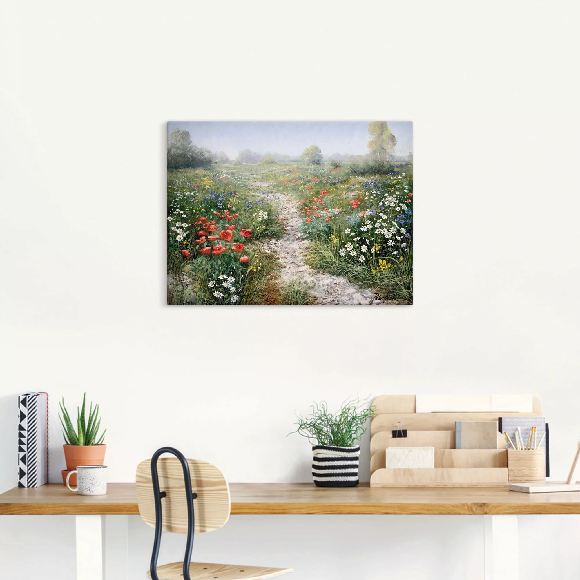 Artland Wandbild »Dichte der Natur«, Blumenwiese, (1 St.), als Leinwandbild günstig online kaufen