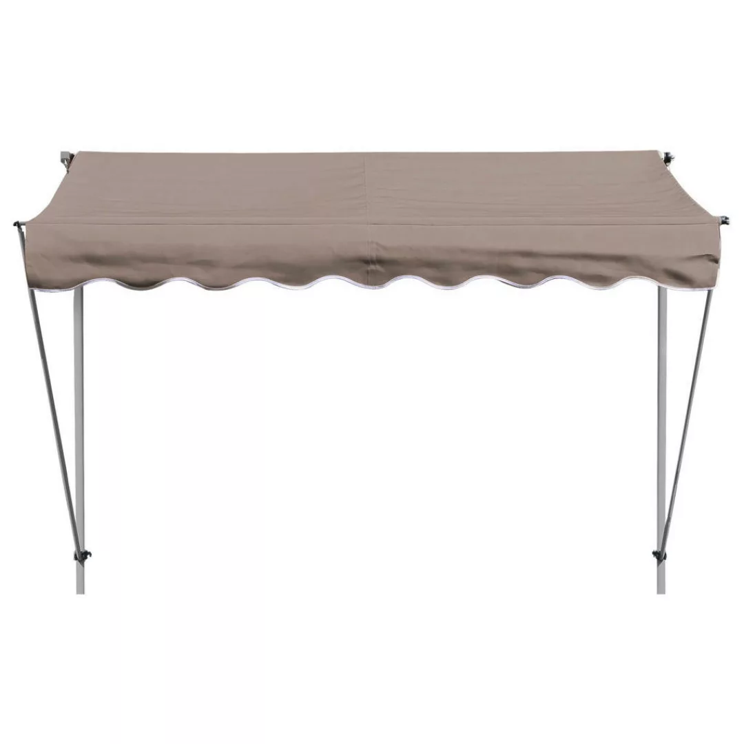 Klemm-Markise Ontario taupe B/L: ca. 205x130 cm günstig online kaufen