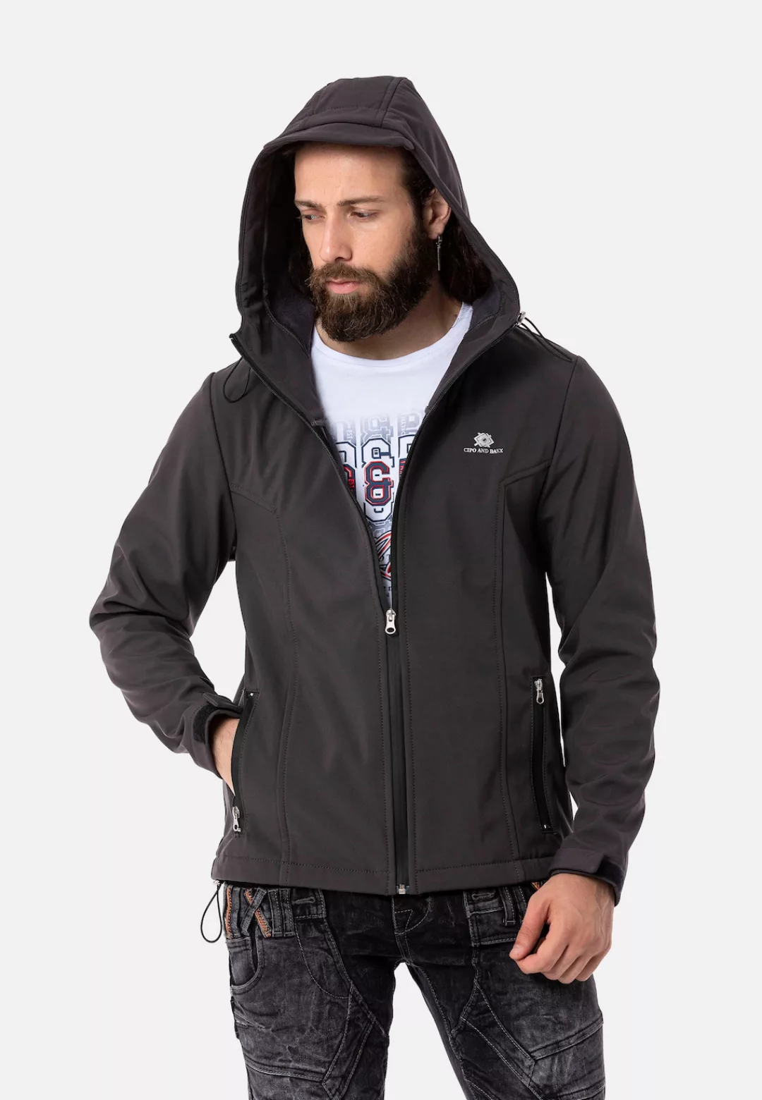 Cipo & Baxx Outdoorjacke, in sportlichem Look günstig online kaufen