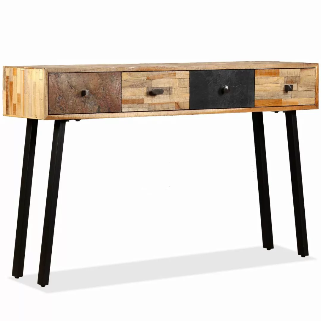 Konsolentisch Recyceltes Teak Massiv 120 X 30 X 76 Cm günstig online kaufen