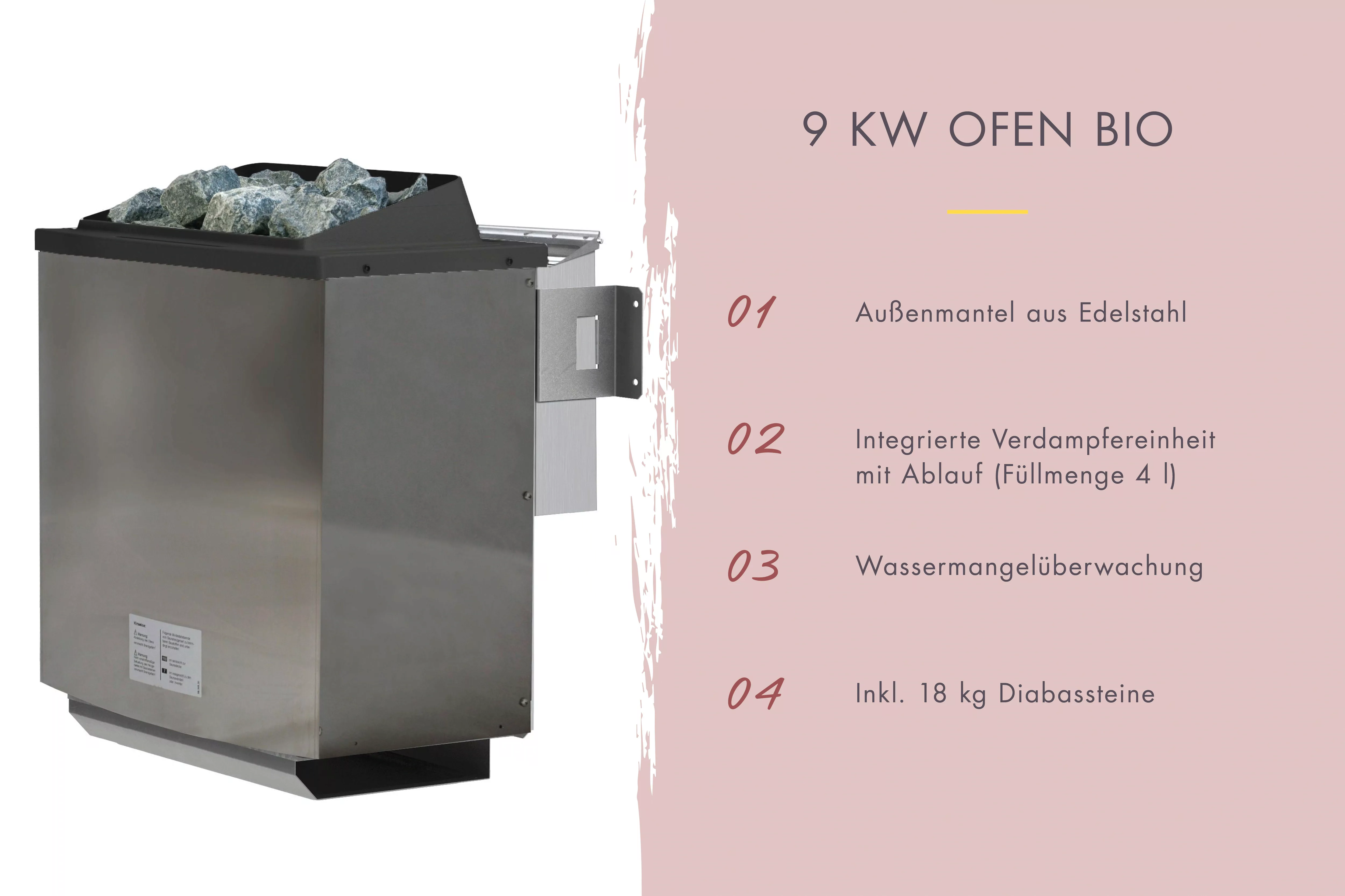 Karibu Sauna »Soraja«, (Set), 9-kW-Bio-Ofen mit externer Steuerung günstig online kaufen