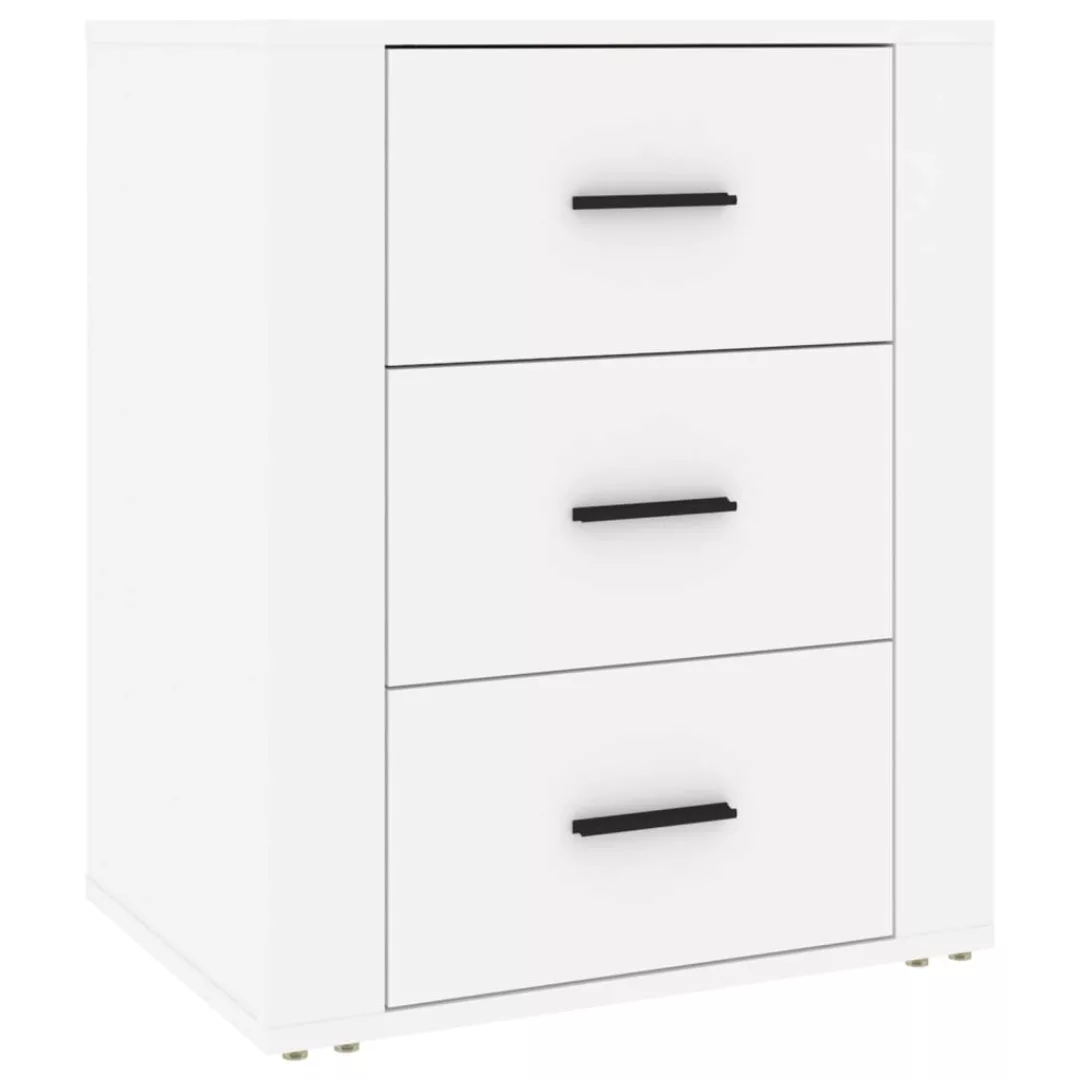 Vidaxl Nachttisch Weiß 50x36x60 Cm Holzwerkstoff günstig online kaufen