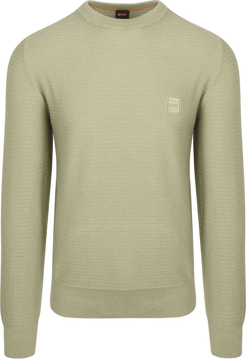 BOSS Pull Anion Hellgrün - Größe M günstig online kaufen