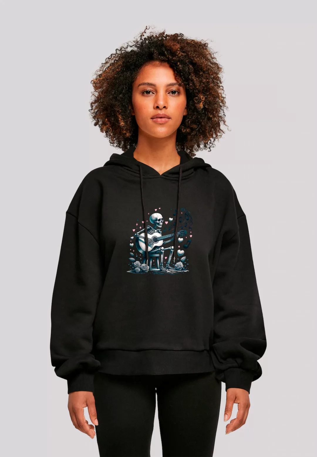 F4NT4STIC Sweatshirt "Skelett spielt Gitarre, Musik, Liebe", Premium Qualit günstig online kaufen