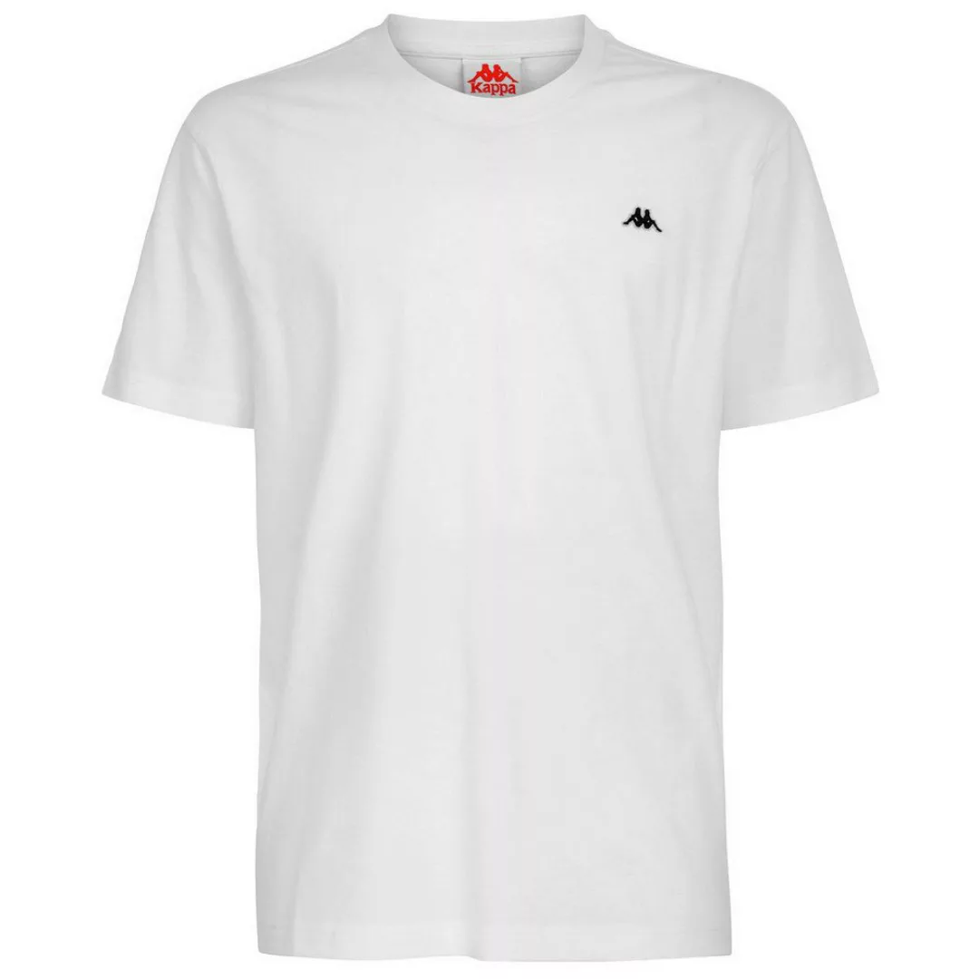 Kappa Authentic Taylor Kurzärmeliges T-shirt 2XL White / Black günstig online kaufen