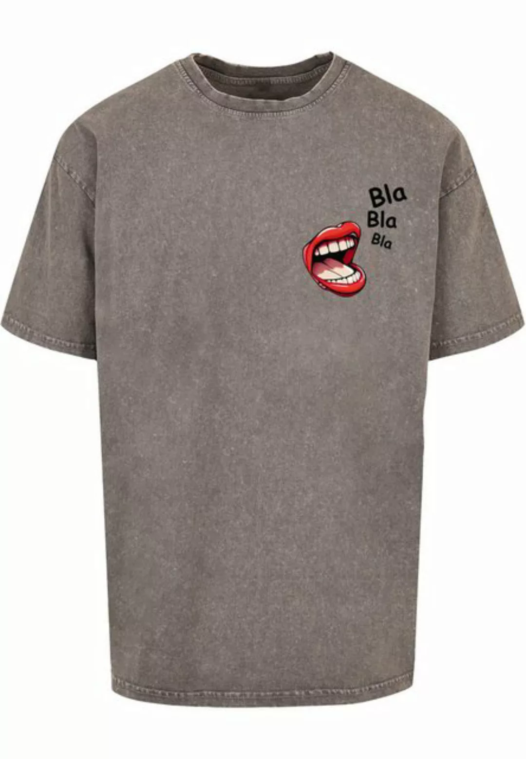 Merchcode T-Shirt Merchcode Herren Bla Bla Bla Comic Acid Washed Oversized günstig online kaufen