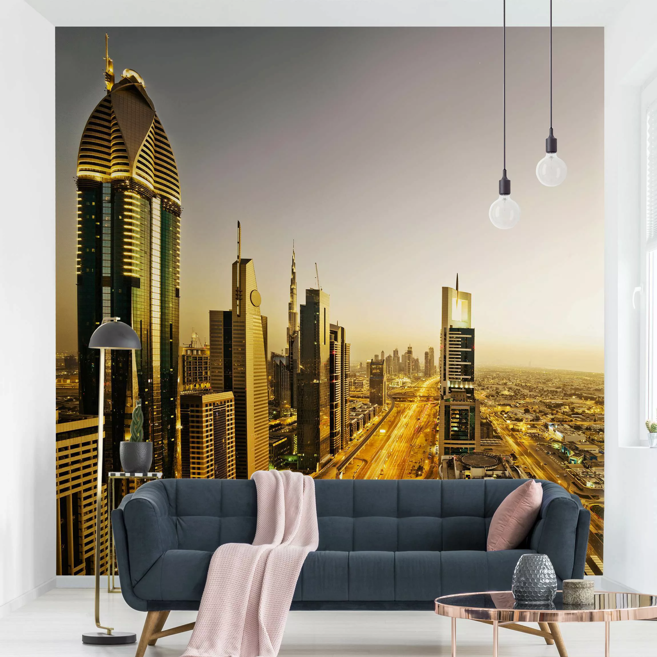 Fototapete Goldenes Dubai günstig online kaufen