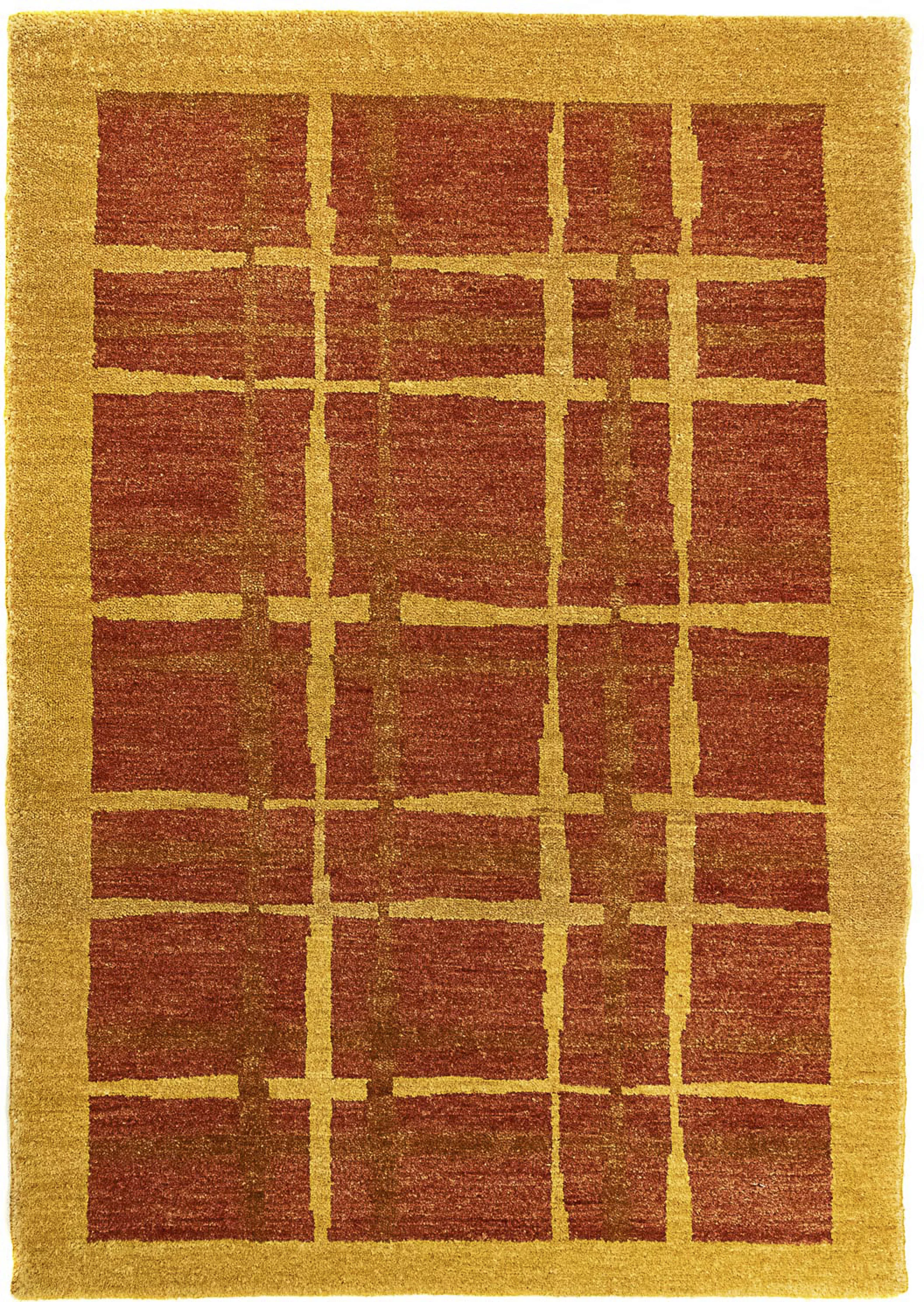 morgenland Orientteppich »Ziegler - 89 x 64 cm - gold«, rechteckig günstig online kaufen