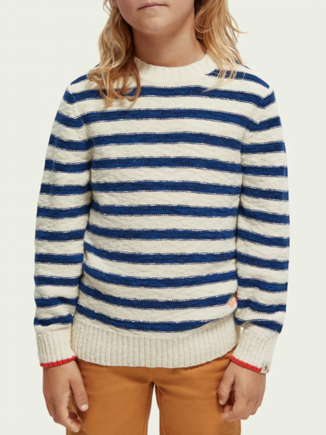 Scotch & Soda Pullover mit „Yarn Dye“-Streifen günstig online kaufen