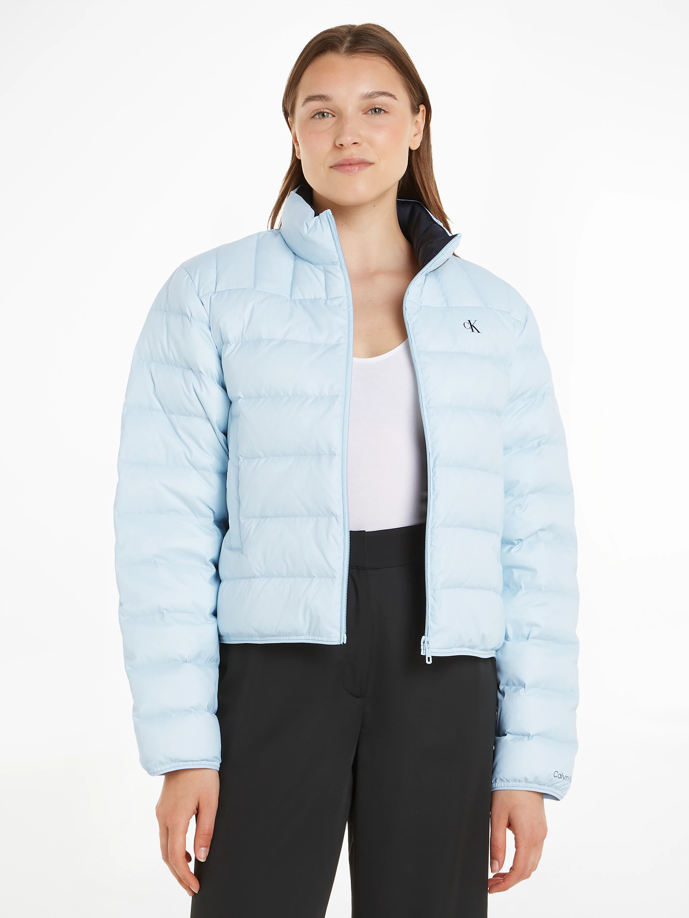 Calvin Klein Jeans Steppjacke "UL SHORT PUFFER", Mit Logoprägung günstig online kaufen