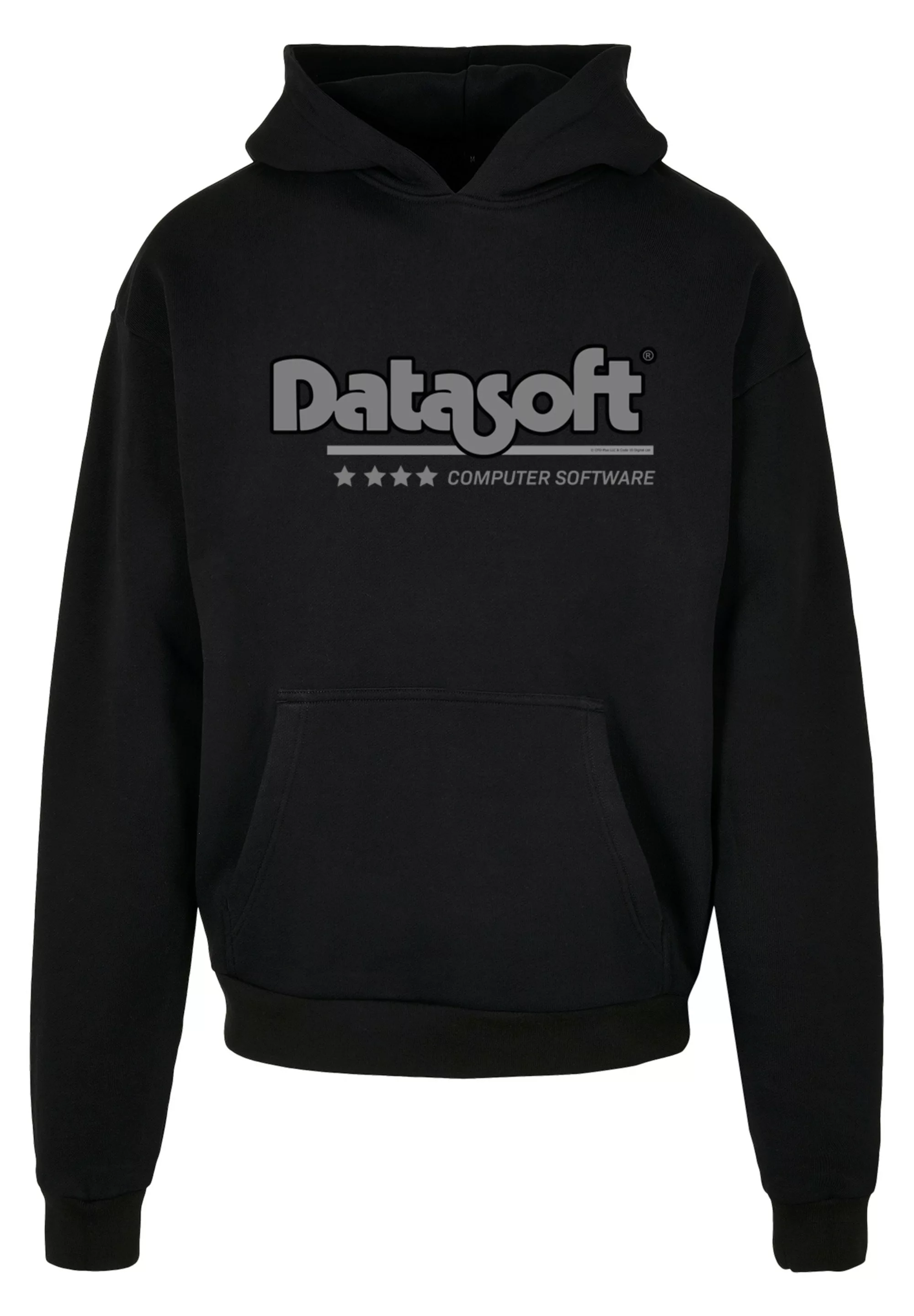 F4NT4STIC Kapuzenpullover "DATASOFT Logo schwarz SEVENSQUARED", Print günstig online kaufen