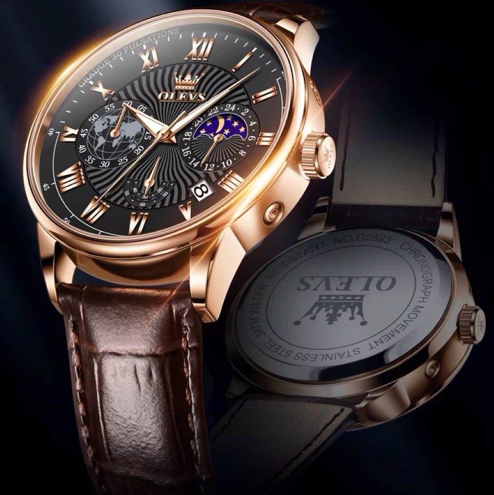 OLEVS Quarzuhr OLEVS 2893 Herrenuhr Chronograph günstig online kaufen