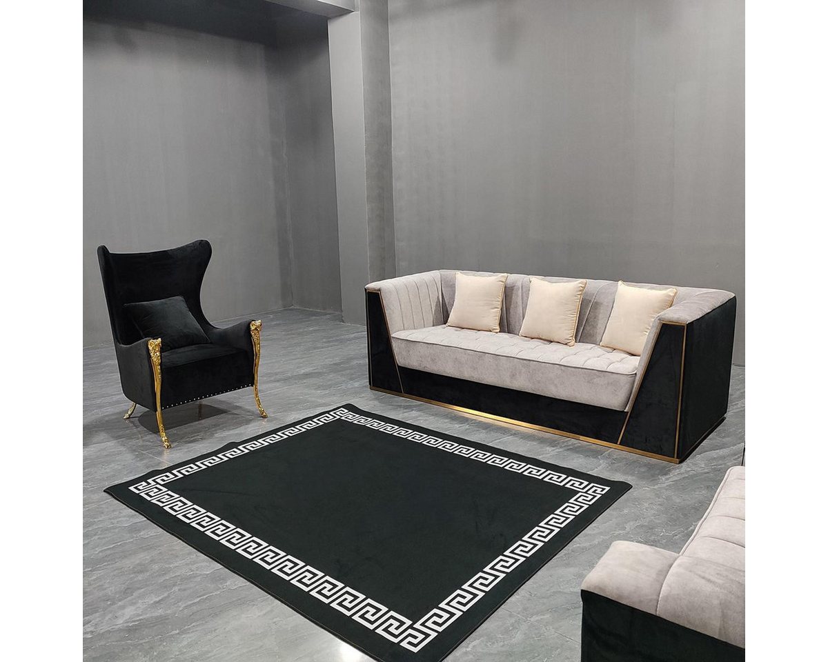 Xlmoebel Sofa Sofa-Set 3-Sitzer und 1-Sitzer Möbelgruppe mit Medusa 2-teili günstig online kaufen