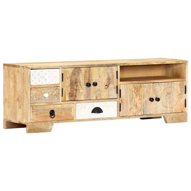 furnicato TV-Schrank 120x30x40 cm Massivholz Mango günstig online kaufen