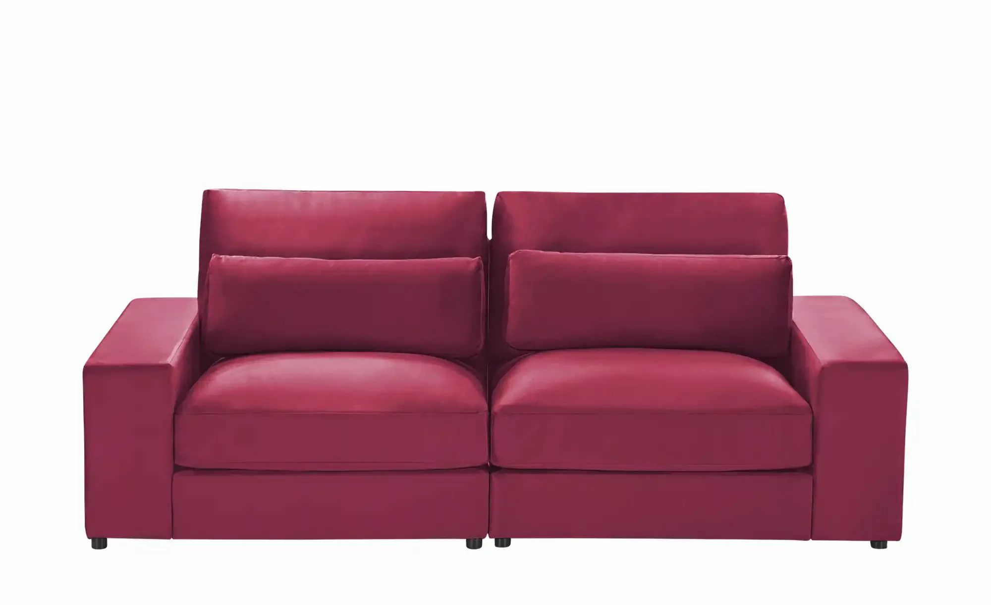 Big Sofa  Branna ¦ rot ¦ Maße (cm): B: 232 H: 88 T: 120.0 Polstermöbel > So günstig online kaufen