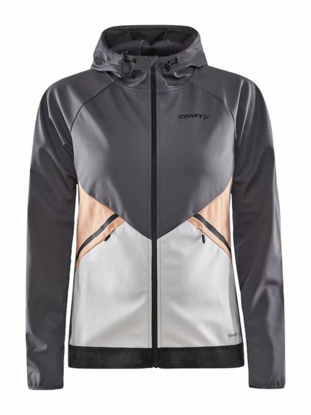 Craft Laufjacke Core Glide Hood Jacket w granite ash günstig online kaufen