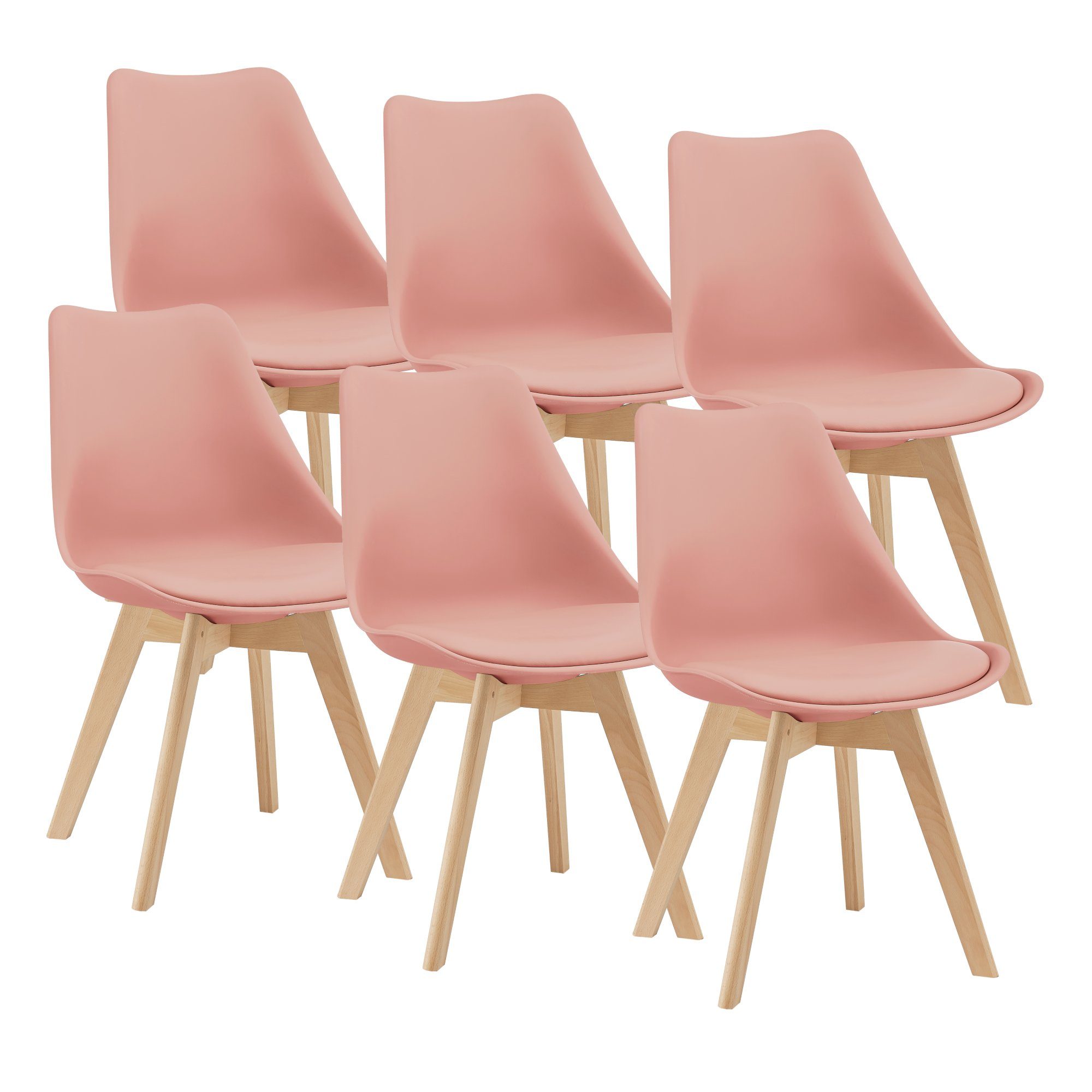 en.casa Esszimmerstuhl (Set, 6 St), »Fläten« günstig online kaufen