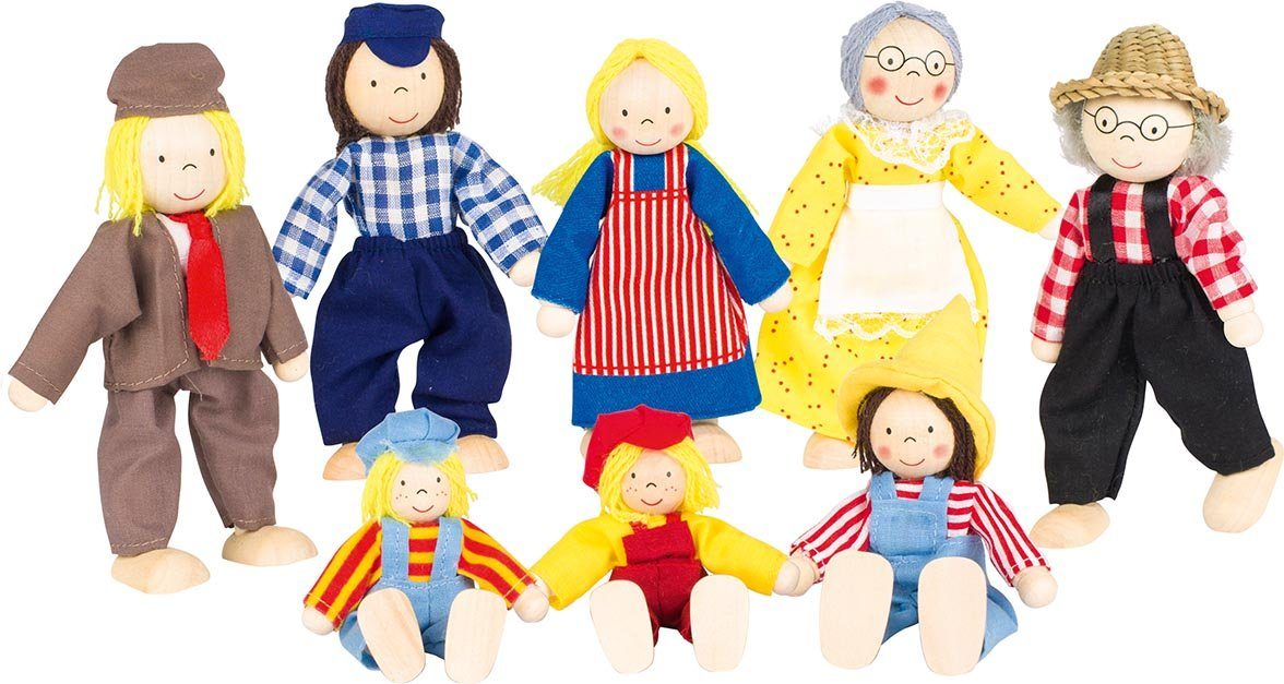 goki Biegepuppe Biegepuppen Bauernfamilie II (8-tlg) günstig online kaufen