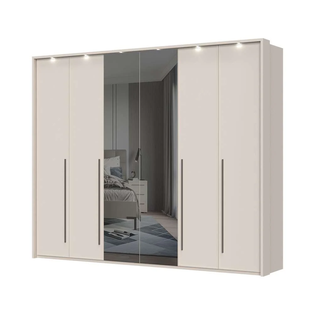 Places of Style Drehtürenschrank "Opera mit oder ohne Kranz inkl. LED-Bel., günstig online kaufen