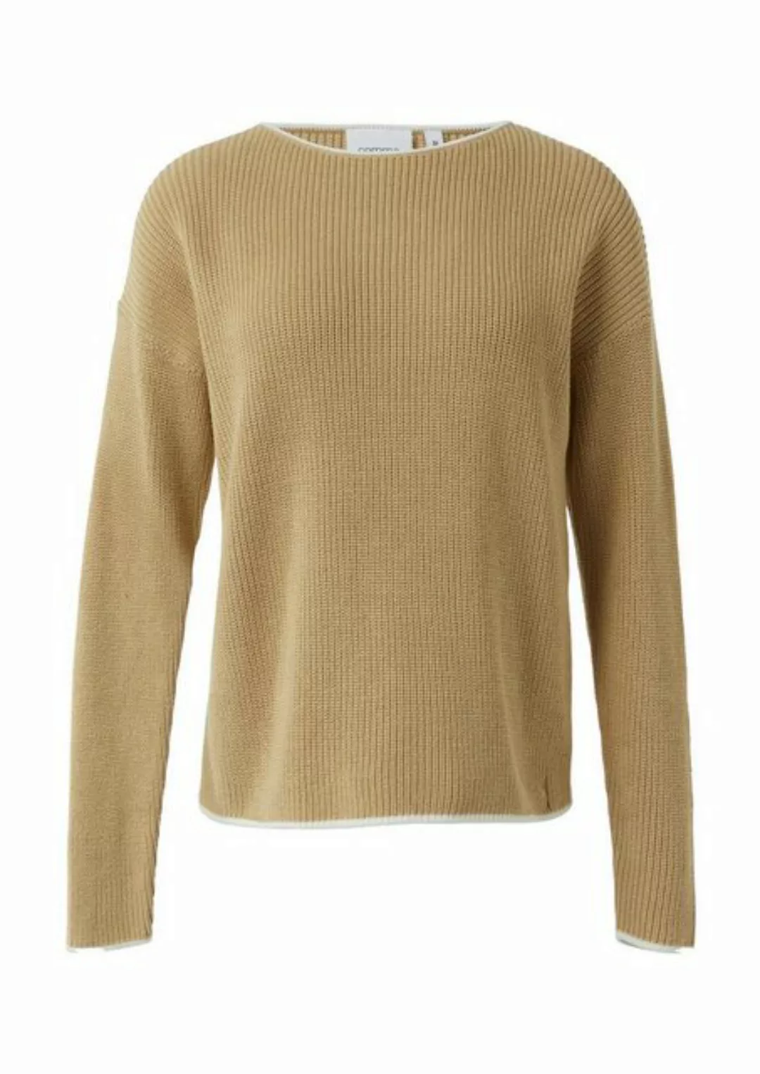 comma casual identity Sweatshirt Strickpullover, BROWN günstig online kaufen