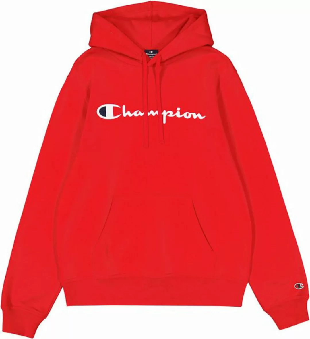 Champion Sweatshirt Herren Fleece-Hoodie mit großem Logo - Laubgrün günstig online kaufen