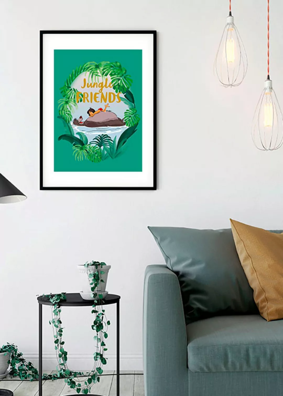 Disney Poster Dschungelbuch Grün 40 x 50 cm 612709 günstig online kaufen