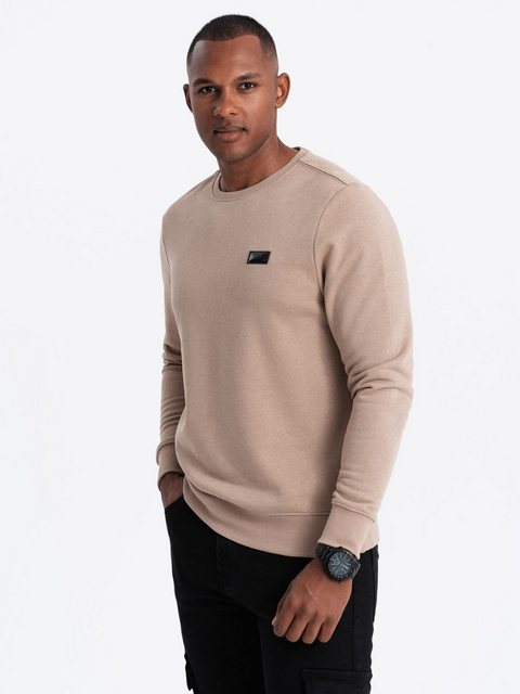 OMBRE Sweatshirt Herren-Sweatshirt mit Metallnadel günstig online kaufen