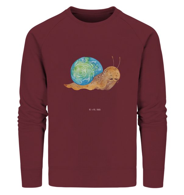 Mr. & Mrs. Panda Longpullover Größe XS Schnecke Sir - Burgundy - Geschenk, günstig online kaufen