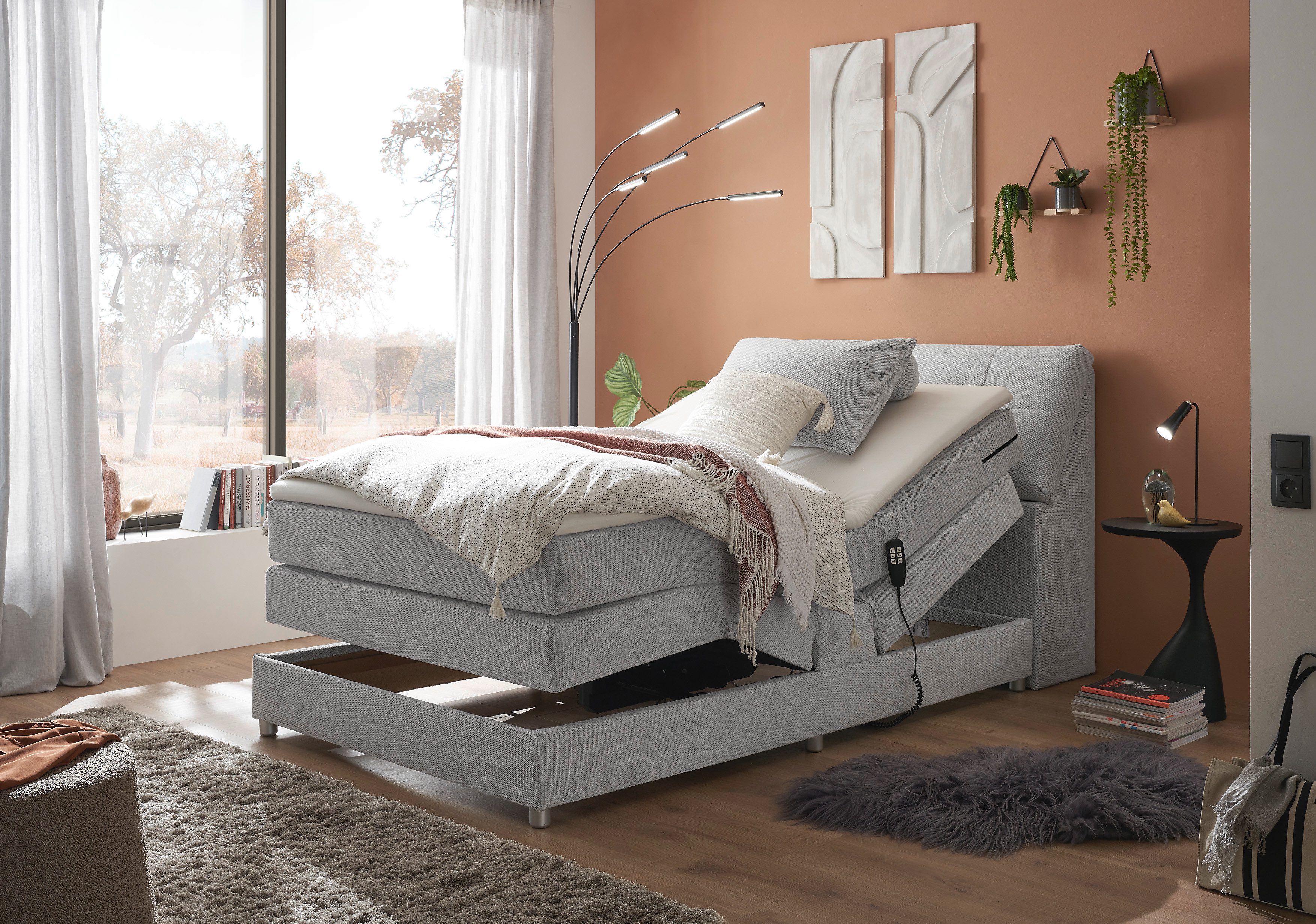 ED EXCITING DESIGN Boxspringbett Toulouse, inkl. günstig online kaufen