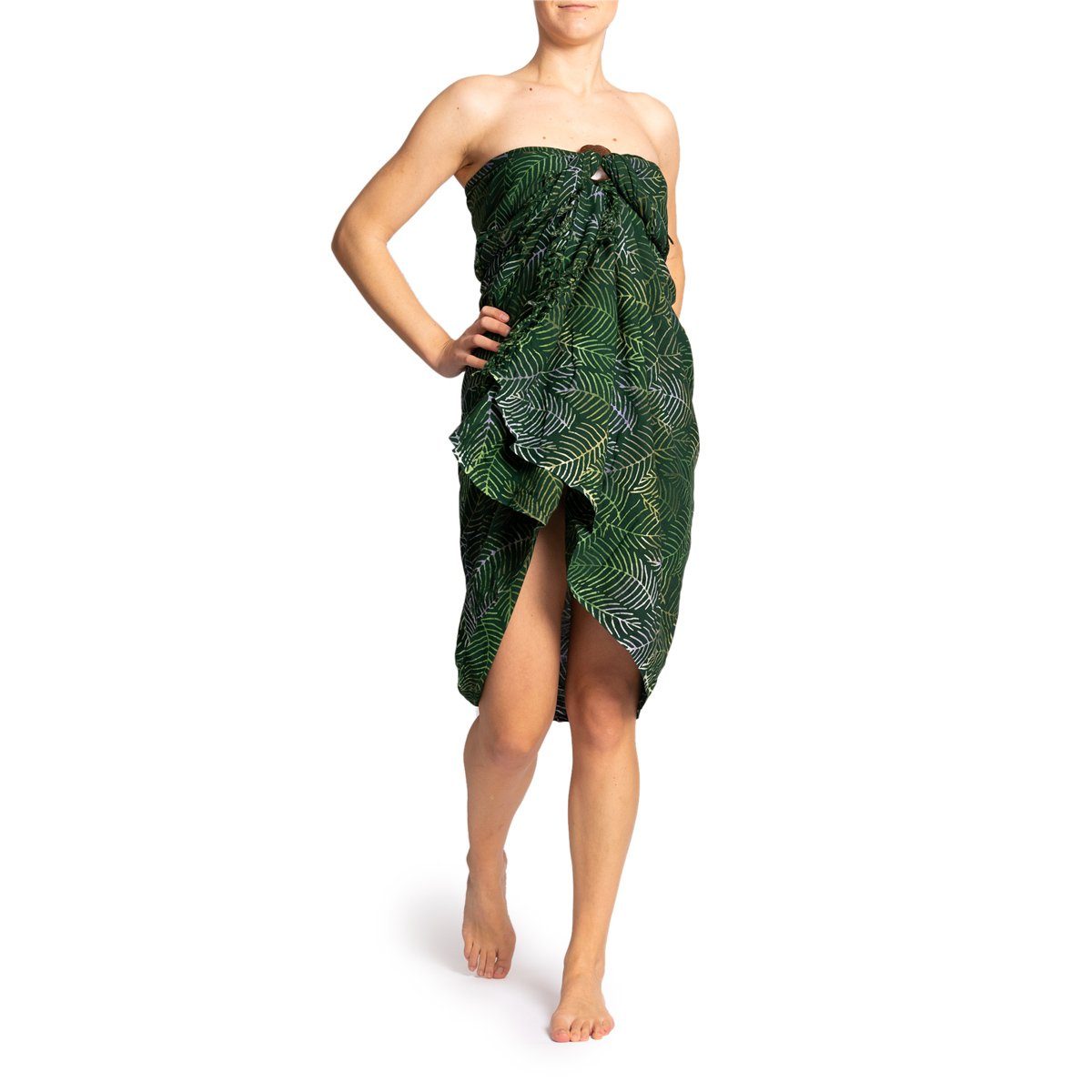 PANASIAM Pareo Sarong Wachsbatik schwarz-weiß aus günstig online kaufen