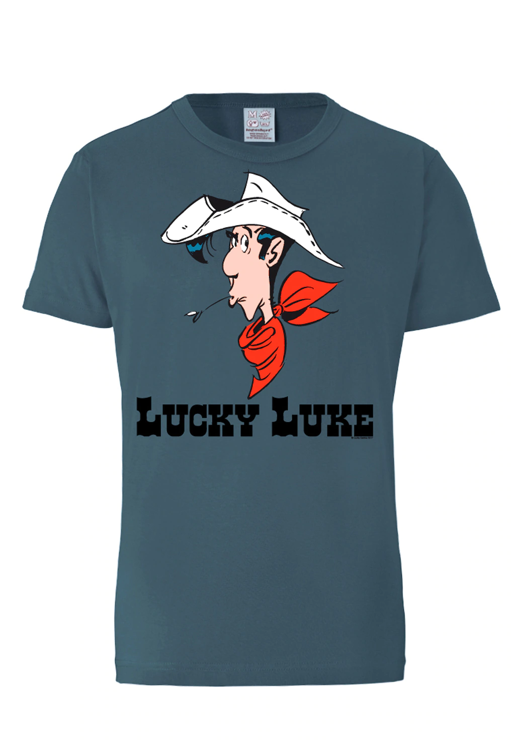 LOGOSHIRT T-Shirt Lucky Luke - Portrait mit lizenziertem Print günstig online kaufen