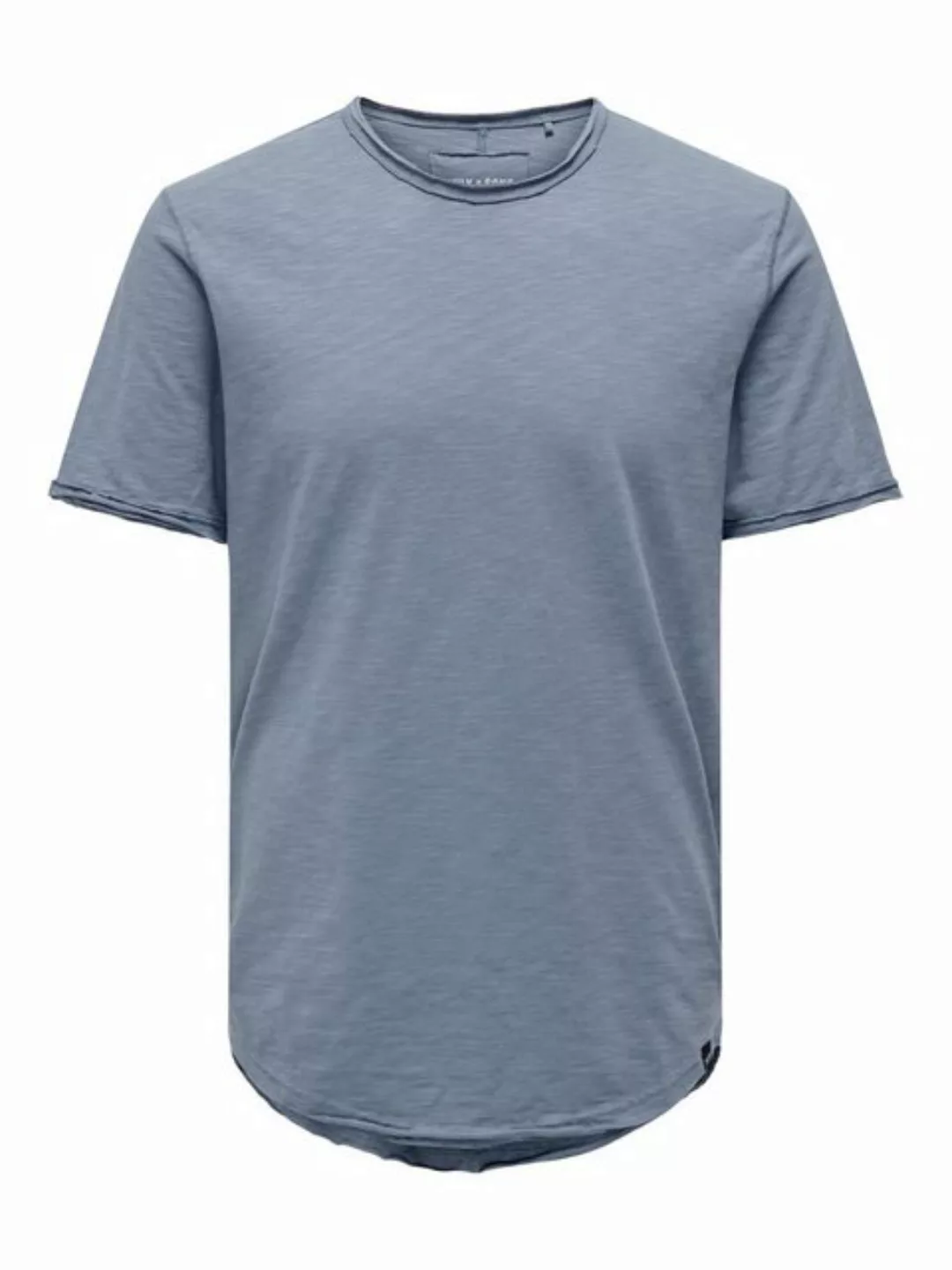 Only & Sons Herren Rundhals T-Shirt ONSBENNE LONGY - Regular Fit günstig online kaufen