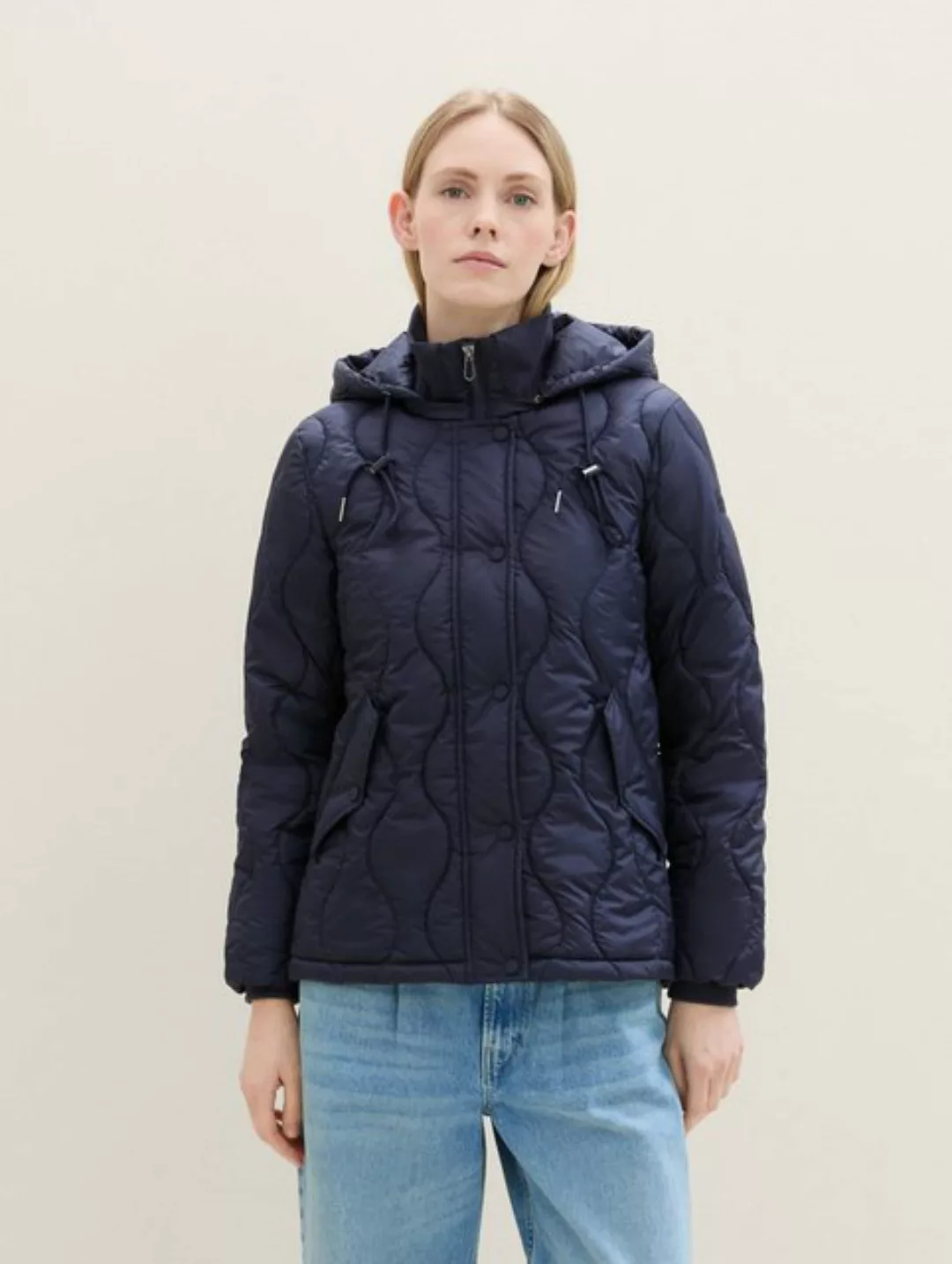 TOM TAILOR Steppjacke Leichte Jacke mit Kapuze günstig online kaufen