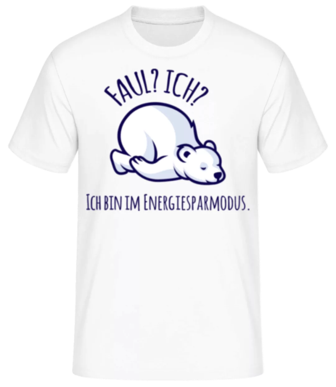 Ich Bin Im Energiesparmodus · Männer Basic T-Shirt günstig online kaufen