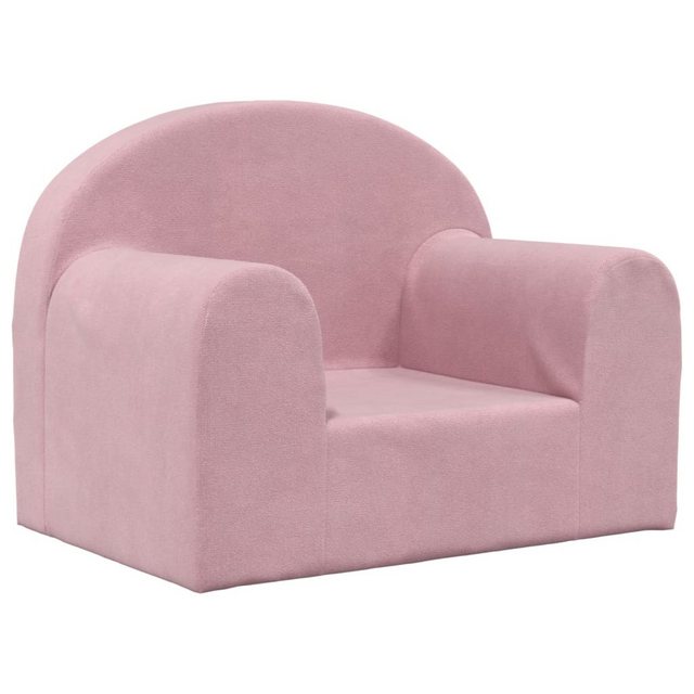 vidaXL Kindersofa, Kinder Schlafsofa Rosa Weich Plüsch günstig online kaufen