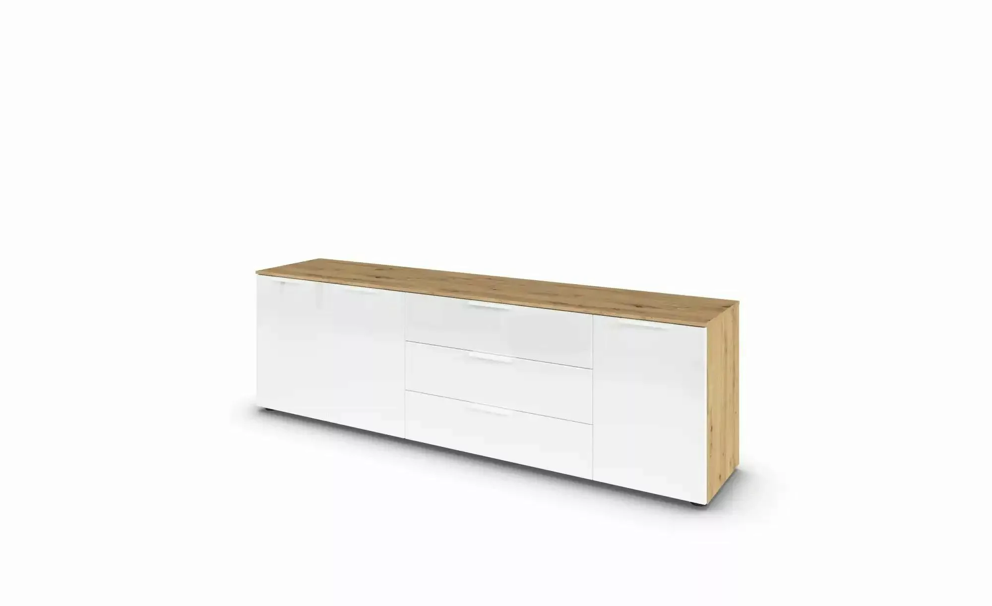 Sideboard   ¦ holzfarben ¦ Maße (cm): B: 199 H: 61 Kommoden & Sideboards > günstig online kaufen