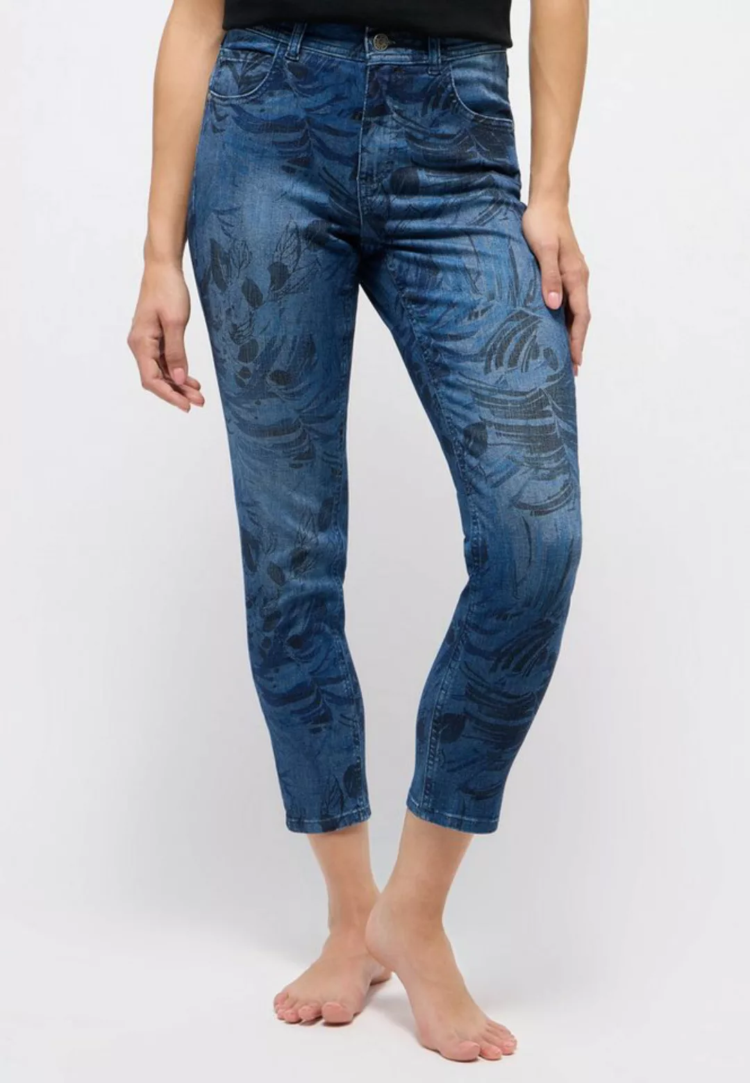 ANGELS 7/8-Jeans Jeans Ornella mit Laser Print günstig online kaufen