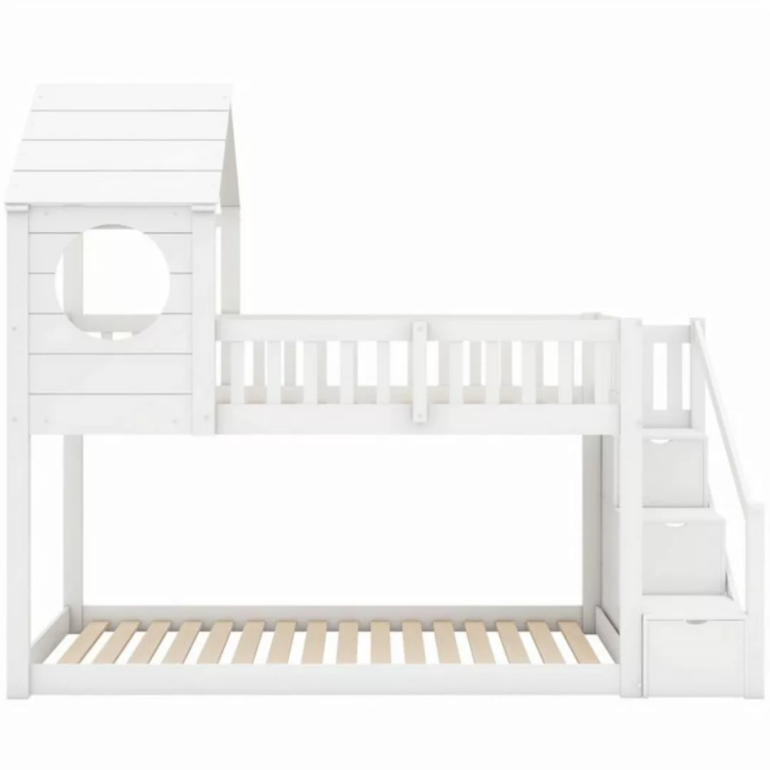 autolock Kinderbett Kinderbett Etagenbett 90x200 cm, Baumhaus Hochbett günstig online kaufen