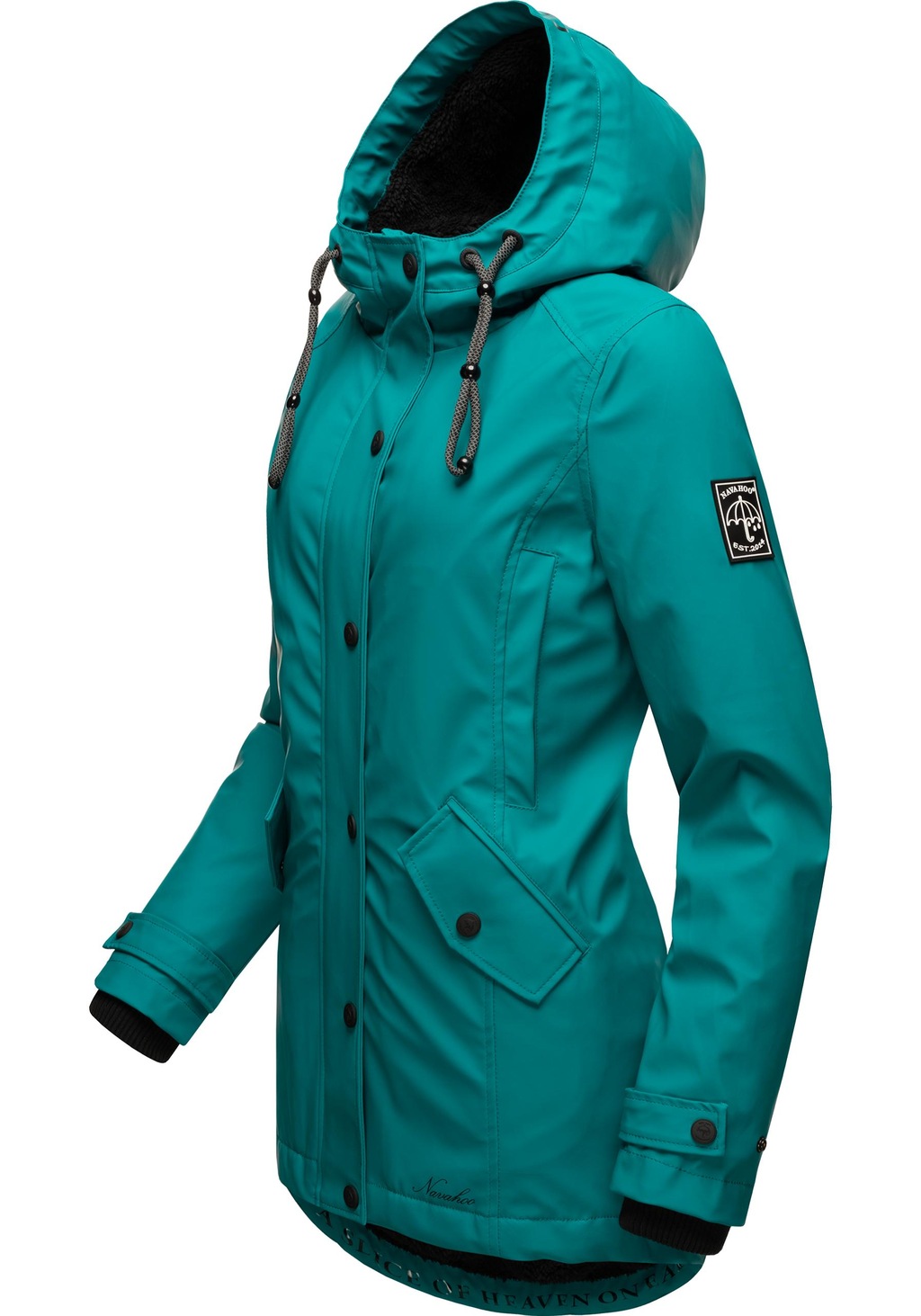 Navahoo Regenjacke "Lindraa", mit Kapuze, stylische wasserdichte Outdoorjac günstig online kaufen