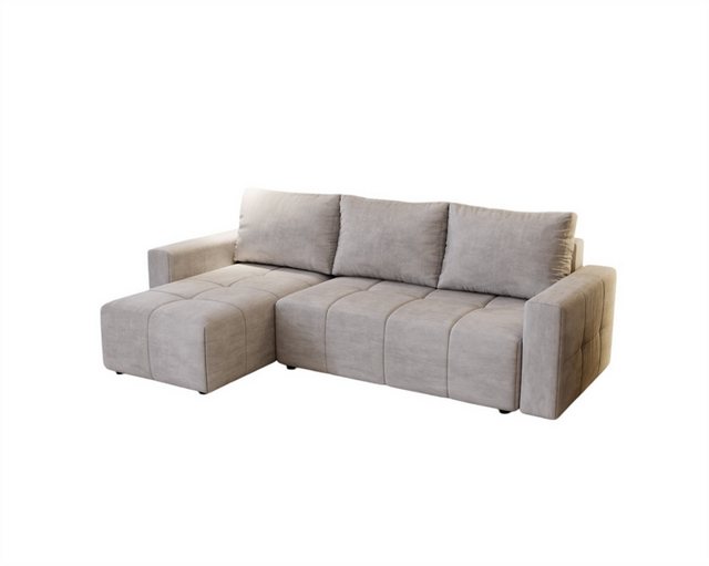 Fun Möbel Ecksofa Schlafsofa Sofa NOHA in Stoff, Ottomane Links oder Rechts günstig online kaufen