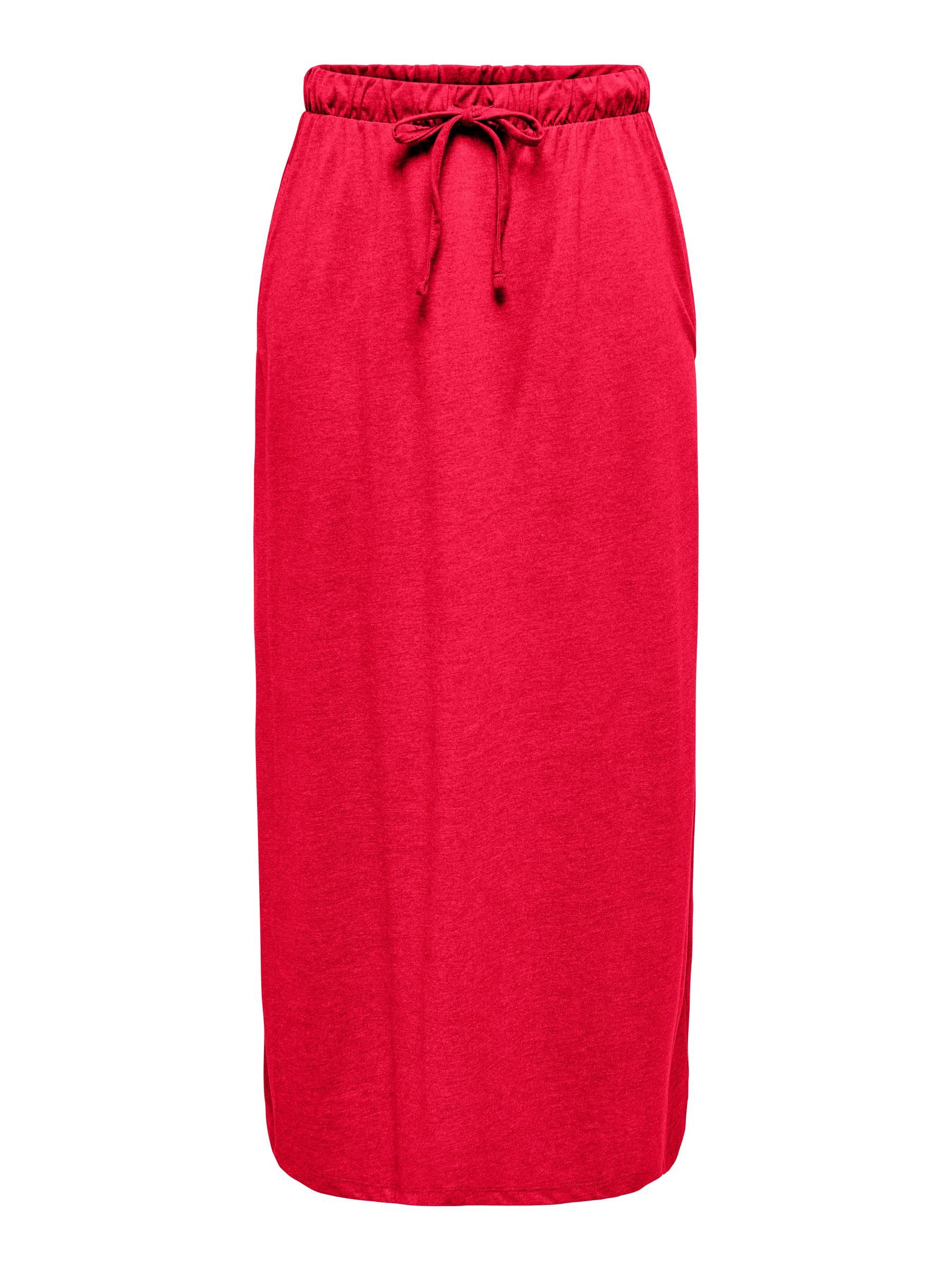 JACQUELINE de YONG Sommerrock Jersey Midirock günstig online kaufen