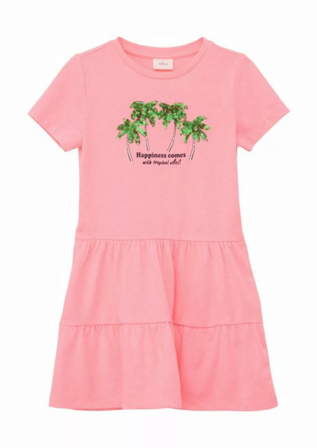 s.Oliver Junior Sommerkleid mit Pailetten-Applikation günstig online kaufen