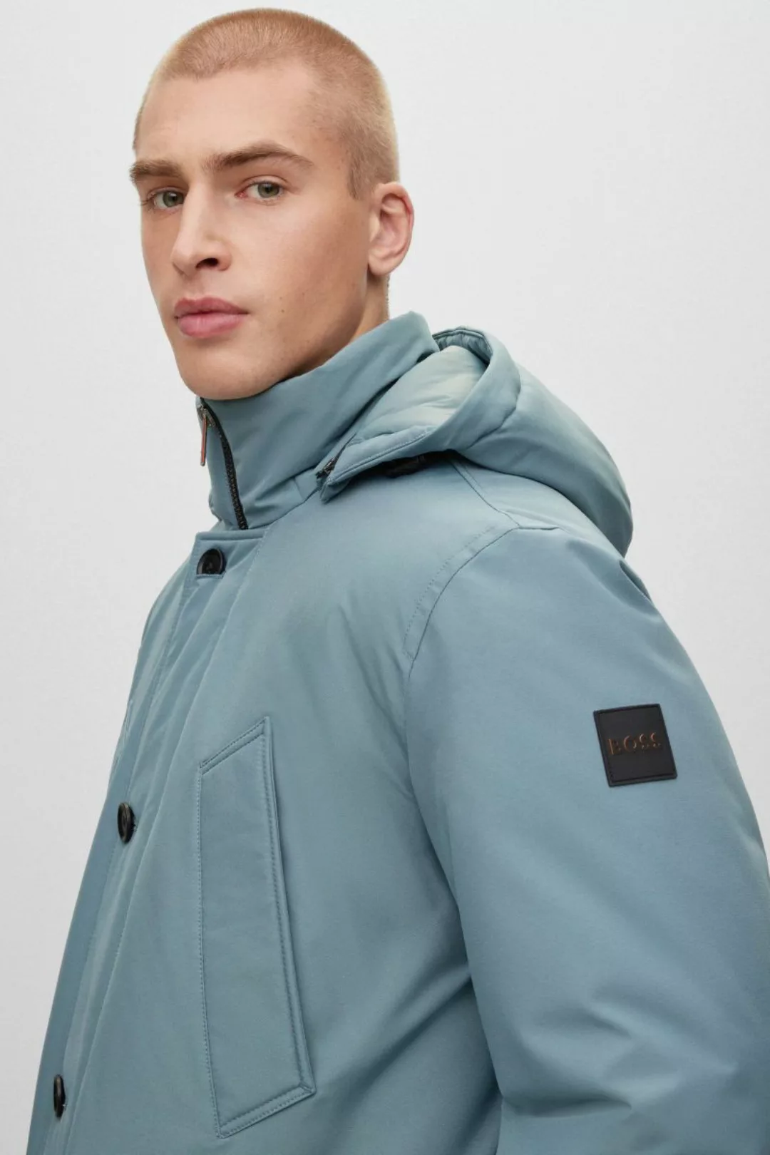 BOSS Osiass Jacke Blau - Größe 48 günstig online kaufen