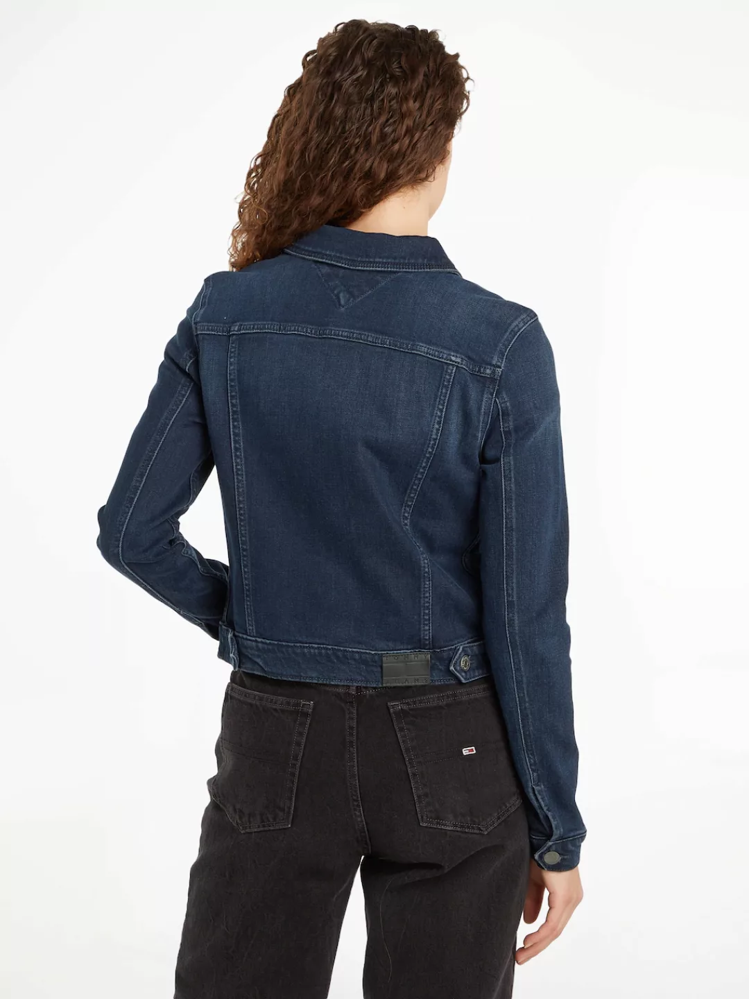 Tommy Jeans Jeansjacke "VIVIANNE SKN JACKET CH8168", mit Tommy Jeans Flagge günstig online kaufen