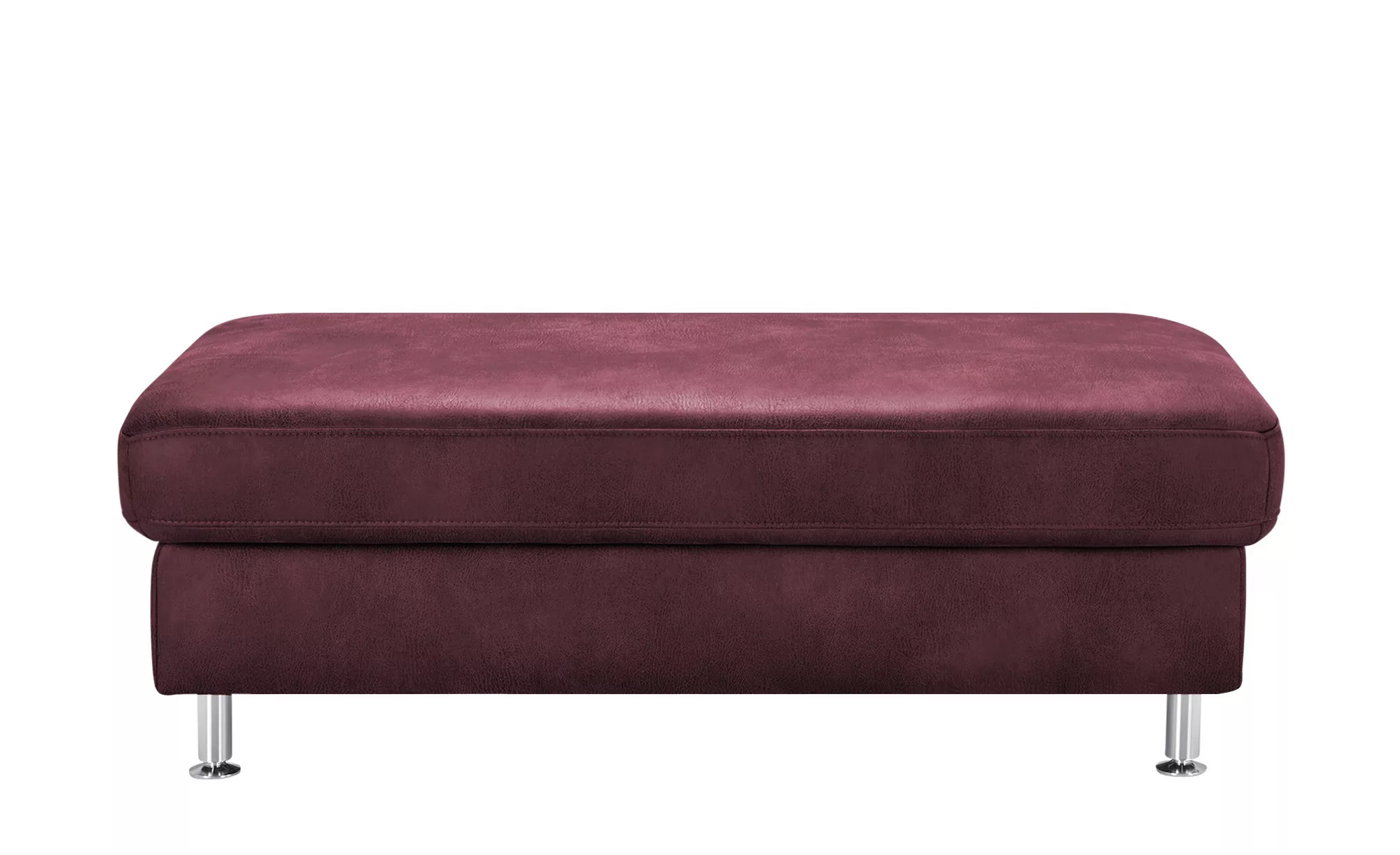Mein Sofa bold XXL Hocker  Veit ¦ rot ¦ Maße (cm): B: 130 H: 46 T: 65 Polst günstig online kaufen