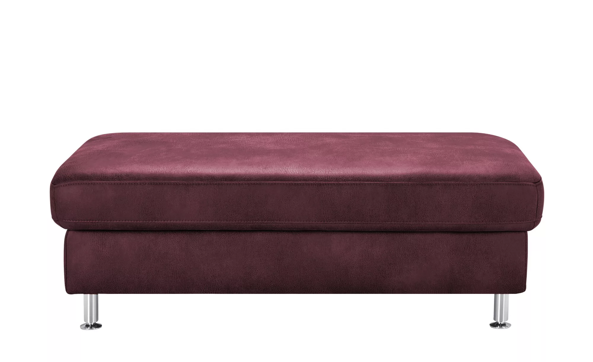 Mein Sofa bold XXL Hocker  Veit ¦ rot ¦ Maße (cm): B: 130 H: 46 T: 65.0 Pol günstig online kaufen