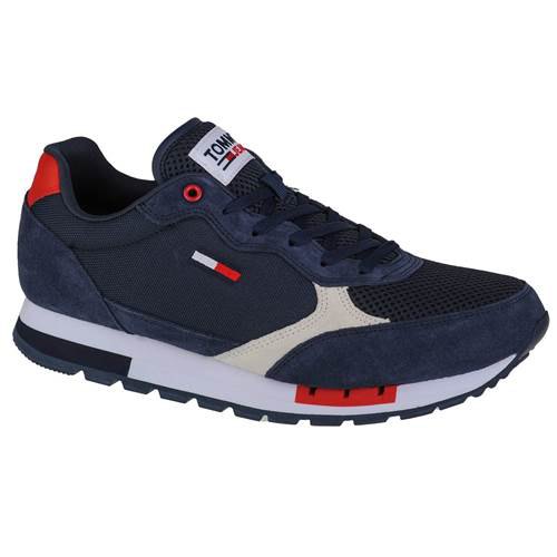 Tommy Hilfiger Jeans Retro Runner Mix Schuhe EU 44 Navy Blue günstig online kaufen