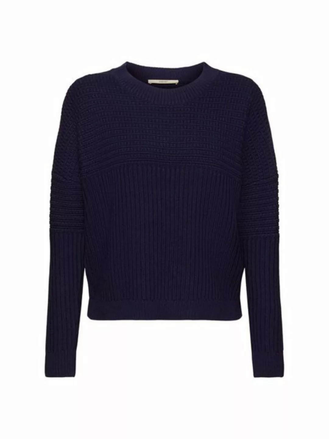 Esprit Rundhalspullover Pullover aus Grobstrick günstig online kaufen