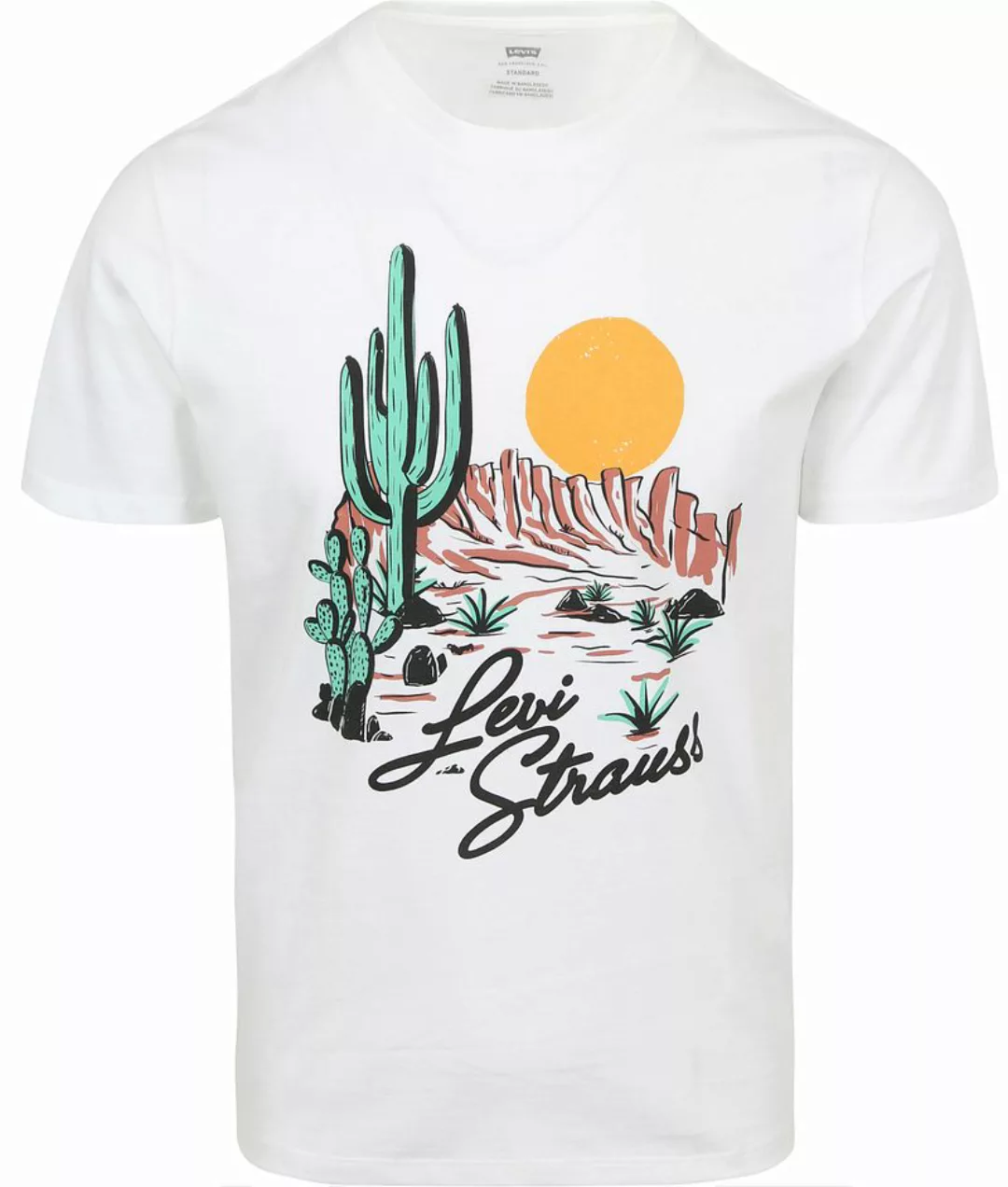 Levi's T-Shirt Graphic Heritage White - Größe M günstig online kaufen